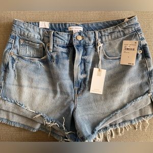 Good American Good Curve Jean Shorts
